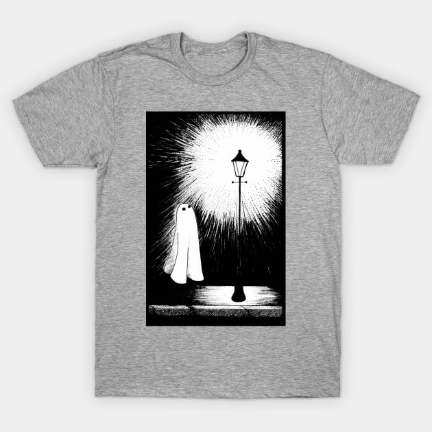 Ghost Light T-Shirt by KatherineBlowerDesigns